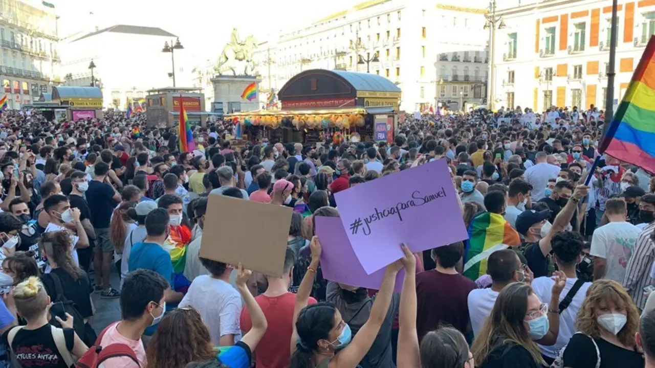 Concetraci&oacute;n en repulsa por la muerte del joven Samuel de 24 a&ntilde;os en A Coru&ntilde;a por una paliza