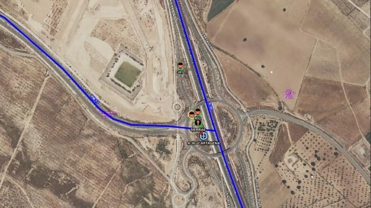 Imagen por sat&eacute;lite del lugar del accidente