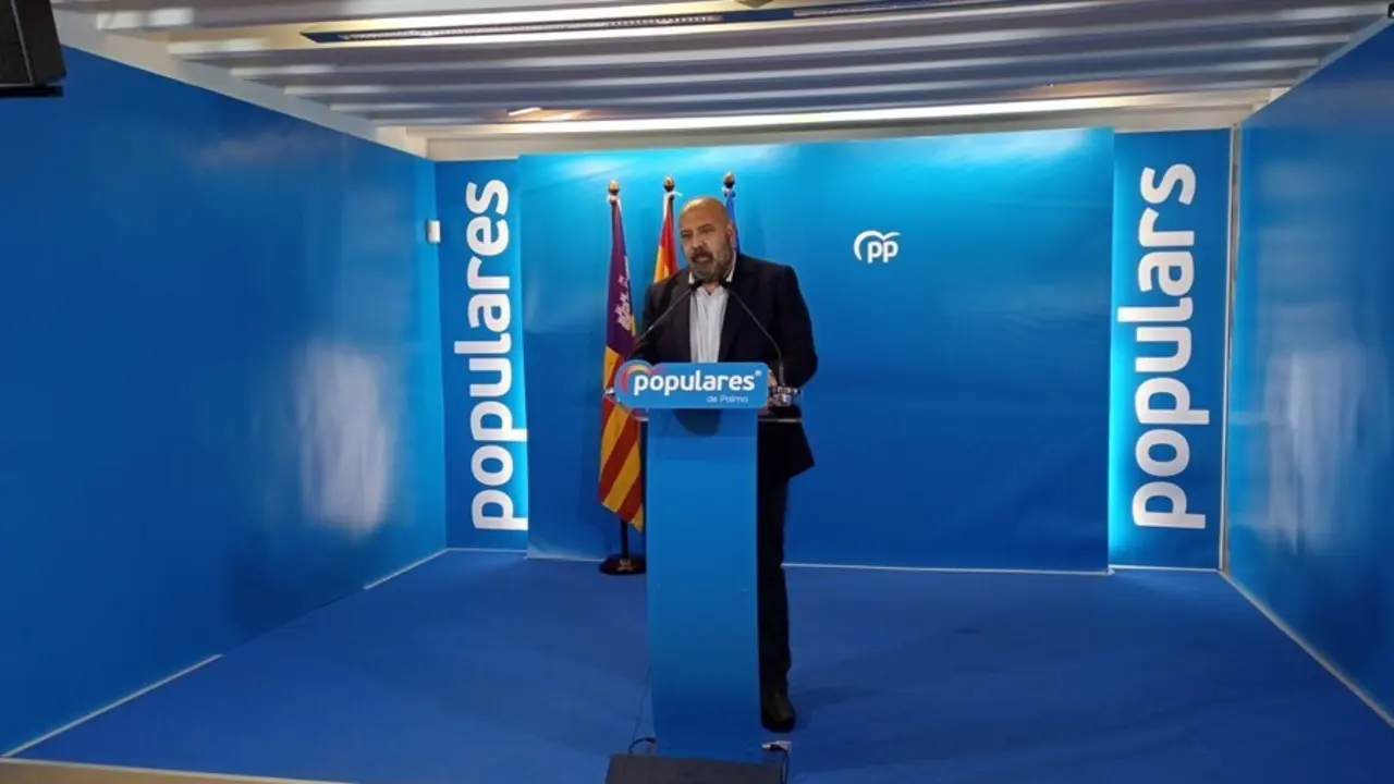 El presidente del PP de Palma, Jaime Mart&iacute;nez. Archivo.