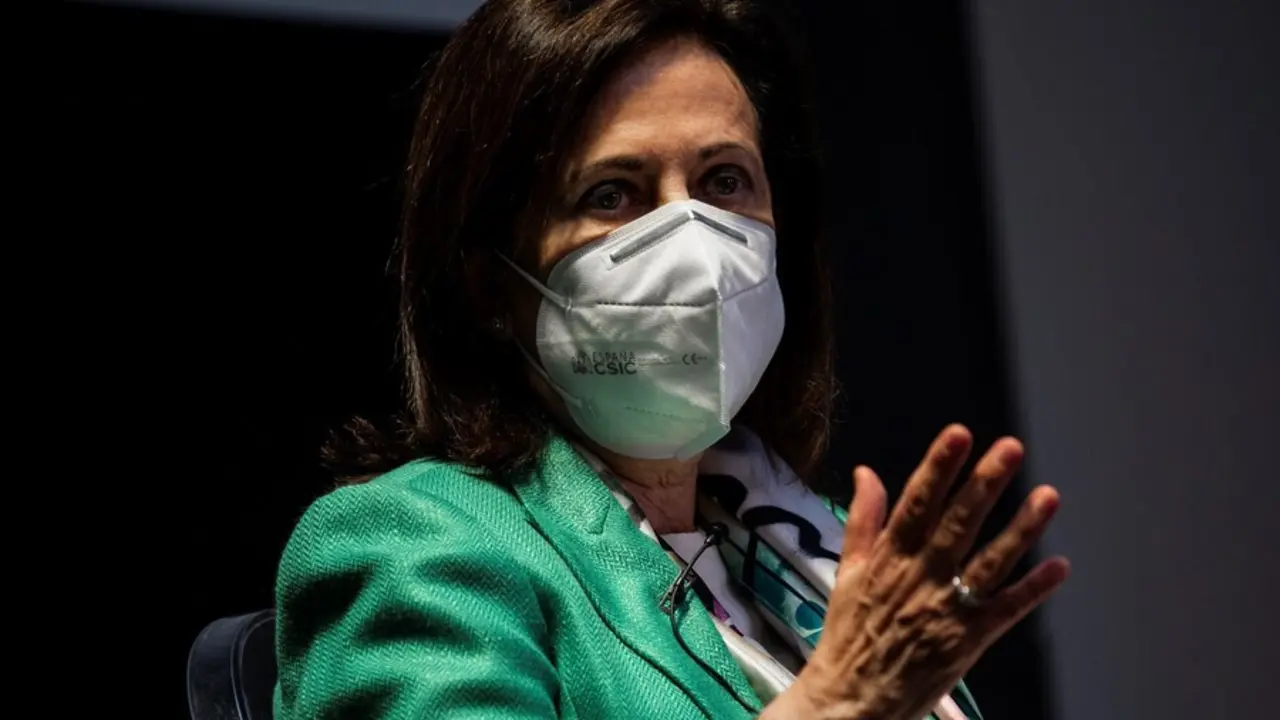 La ministra de Defensa, Margarita Robles, participa en el acto de clausura del Seminario Internacional de Seguridad y Defensa organizado por la Asociaci&oacute;n de Periodistas Europeos en la Fundaci&oacute;n Diario Madrid, a 30 de junio de 2021, en Madrid (Espa&ntilde;a).
