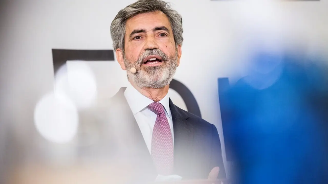 Archivo - El presidente del Tribunal Supremo y del Consejo General del Poder Judicial, Carlos Lesmes