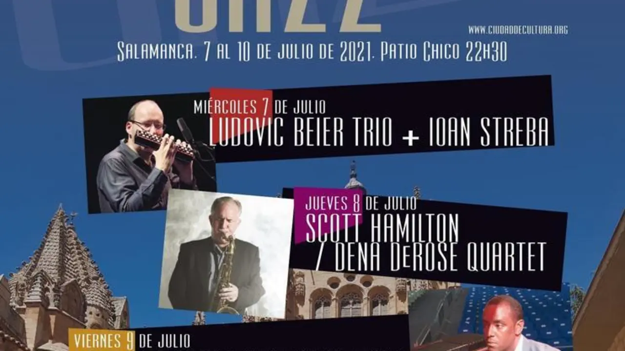 Cartel del IV Festival Internacional de Jazz de Salamanca.