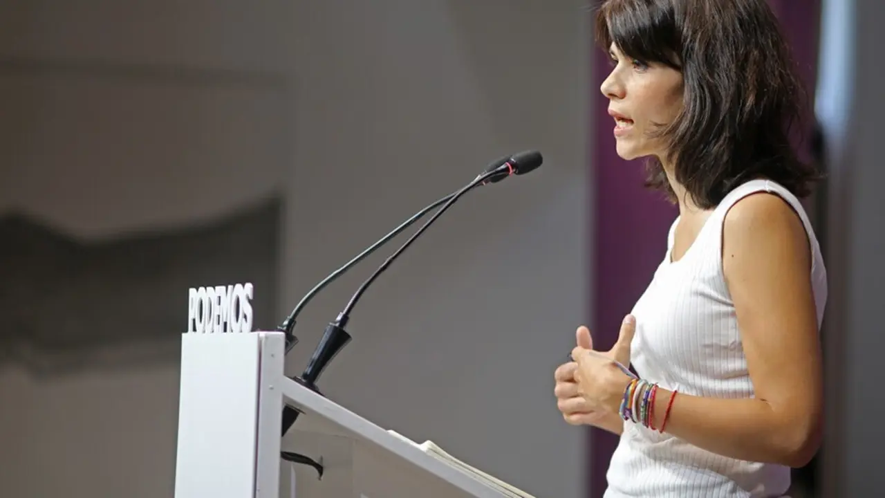 La exportavoz de Podemos Isa Serra.