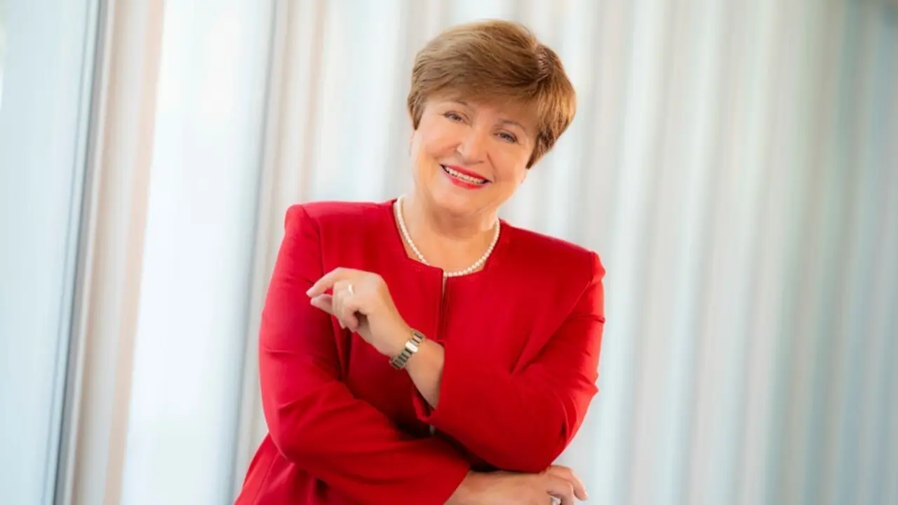Archivo - Kristalina Georgieva, directora gerente del FMI