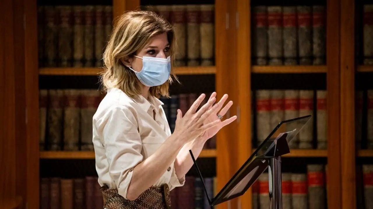 La portavoz del PSOE en la Asamblea de Madrid, Hana Jalloul.