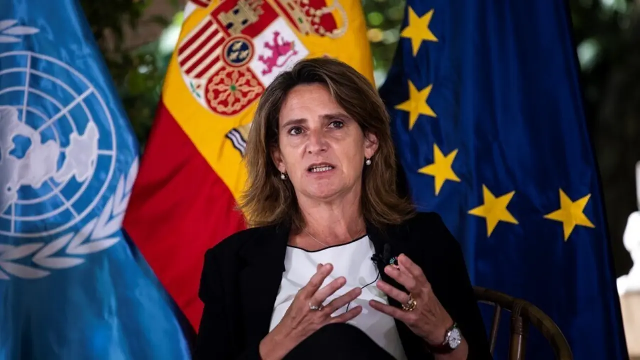 La vicepresidenta cuarta y ministra para la Transici&oacute;n Ecol&oacute;gica, y el Reto Demogr&aacute;fico, Teresa Ribera