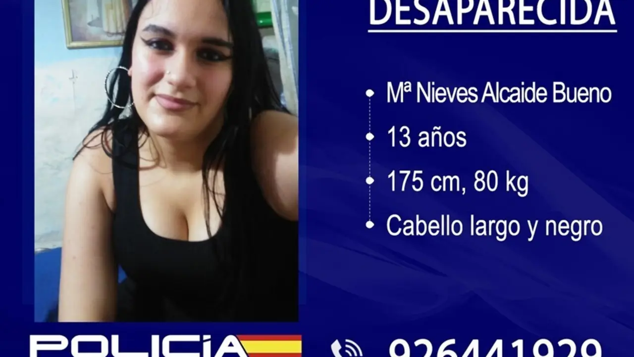Menor desparecida en Puertollano