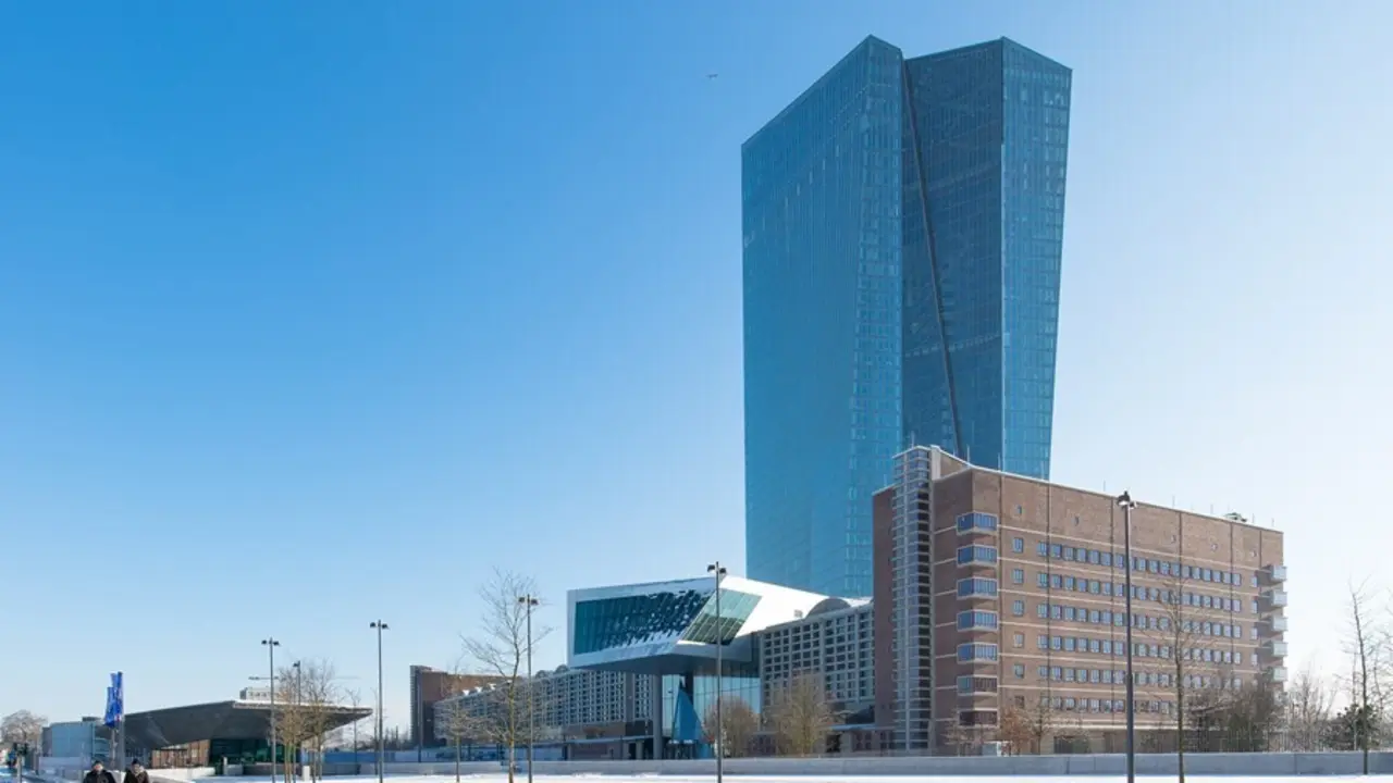 Archivo - Sede del Banco Central Europeo