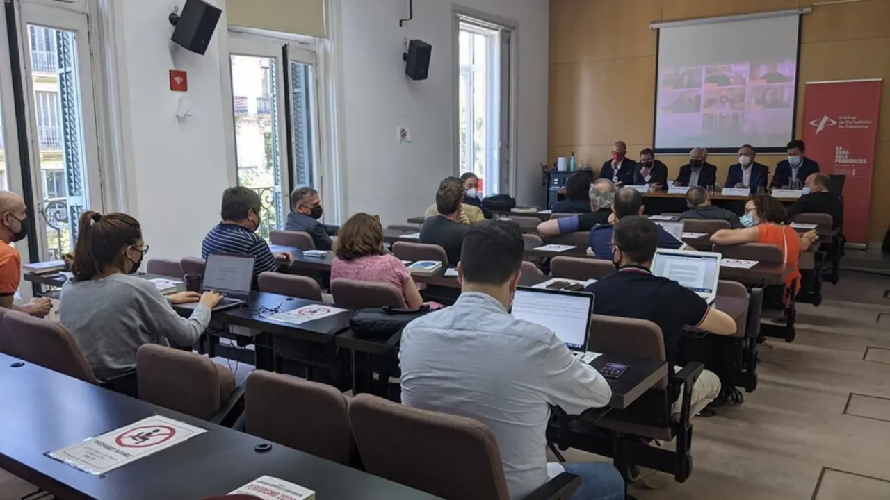 Presentaci&oacute;n del libro 'Periodismo 2030' en el Col&middot;legi de Periodistes (Barcelona) este jueves