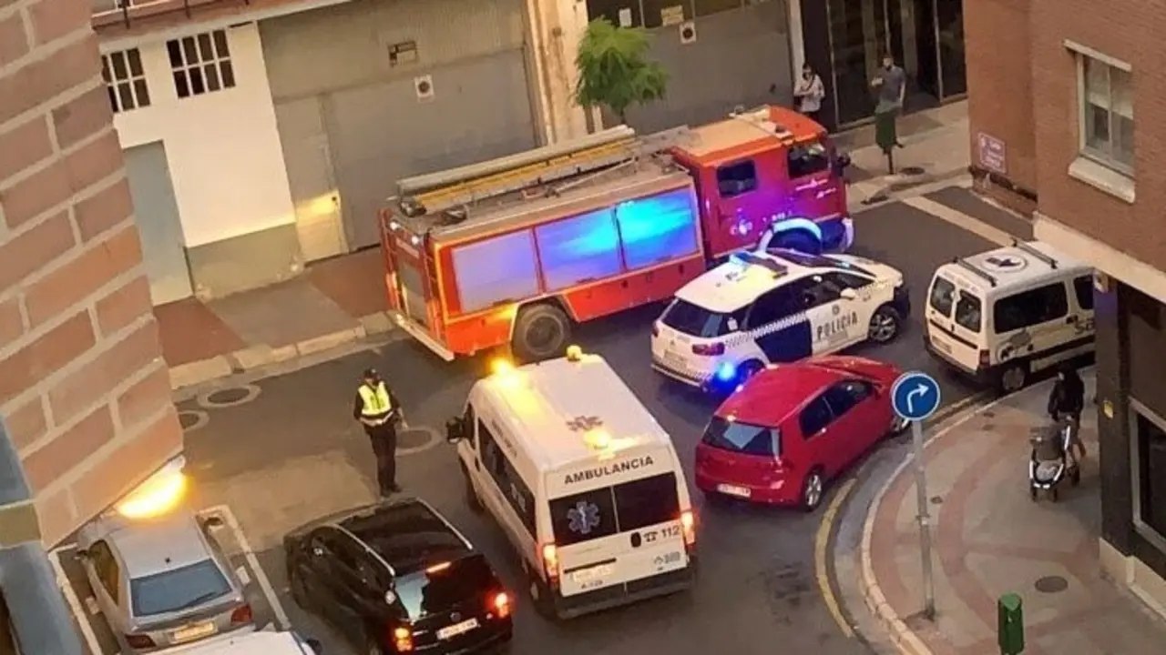 Intervenci&oacute;n en la calle Lardero de Logro&ntilde;o