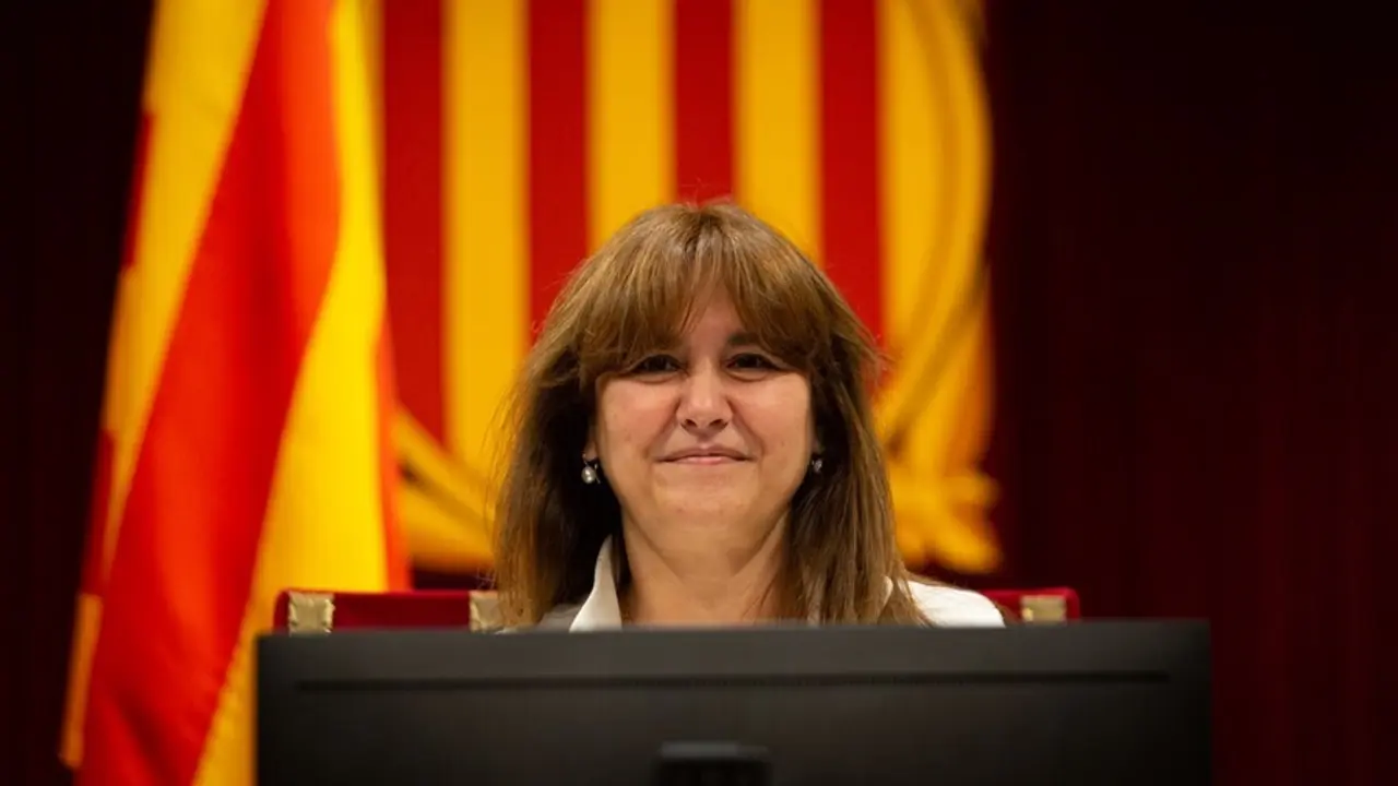 Archivo - La presidenta del Parlament, Laura Borr&agrave;s. Foto de archivo.