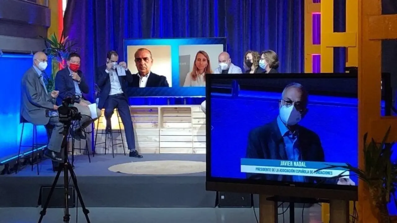 Participantes en la jornada sobre mecenazgo de la AEF.