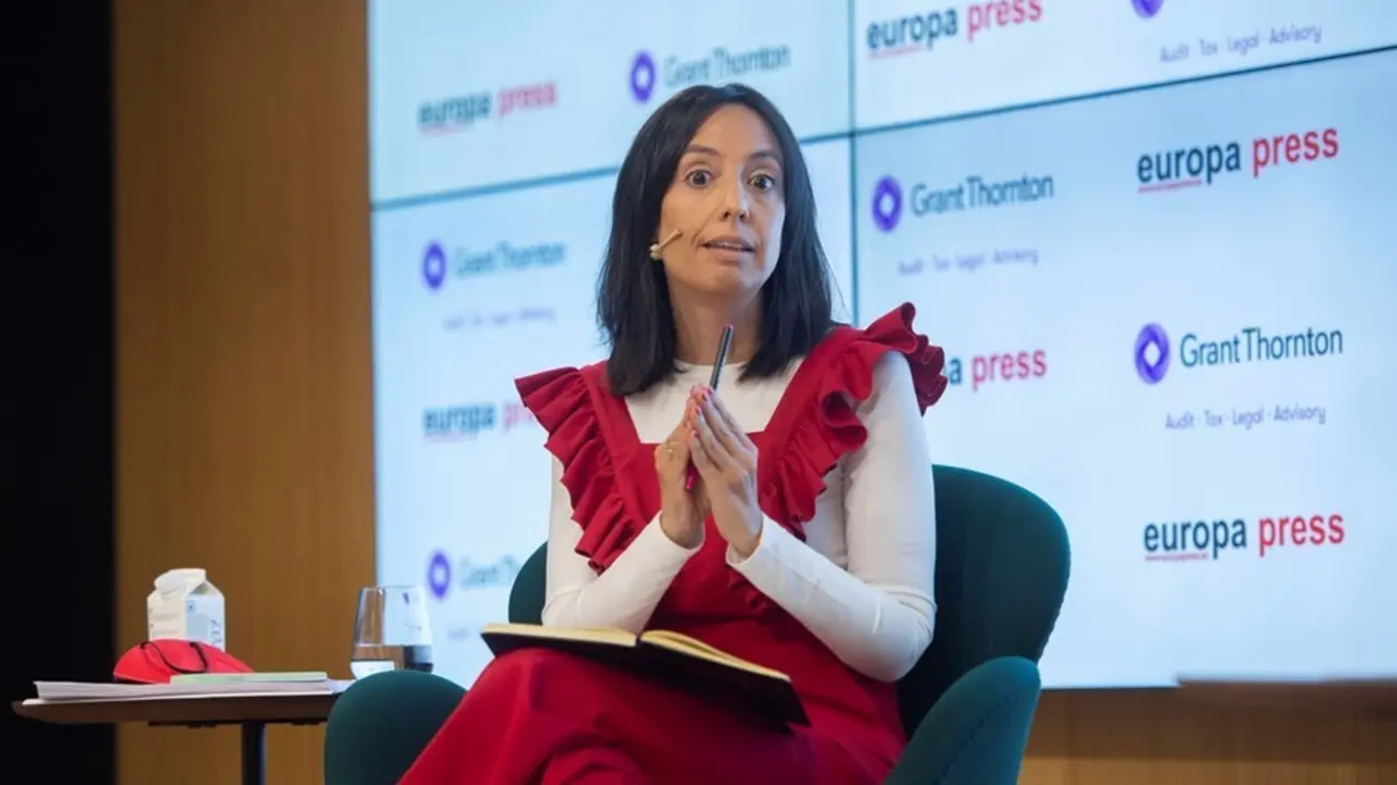 La delegada del Gobierno en la Comunidad de Madrid, Mercedes Gonz&aacute;lez, protagoniza un Desayuno Informativo de Europa Press en el Auditorio Meeting Place, a 28 de junio de 2021, en Madrid (Espa&ntilde;a).