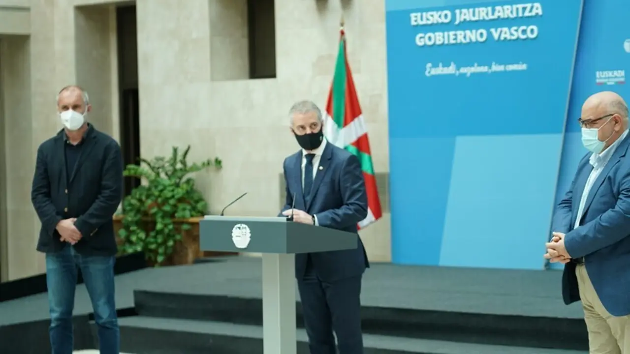 Archivo - El lehendakari, I&ntilde;igo Urkullu,  a 25 de mayo de 2021, en Vitoria, Euskadi, (Espa&ntilde;a). 