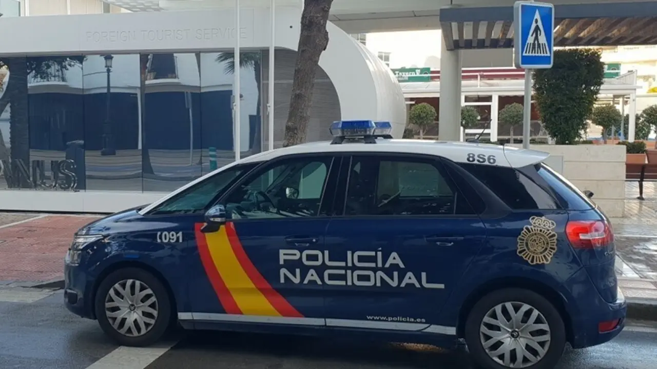 Archivo - Un coche de la Polic&iacute;a Nacional.