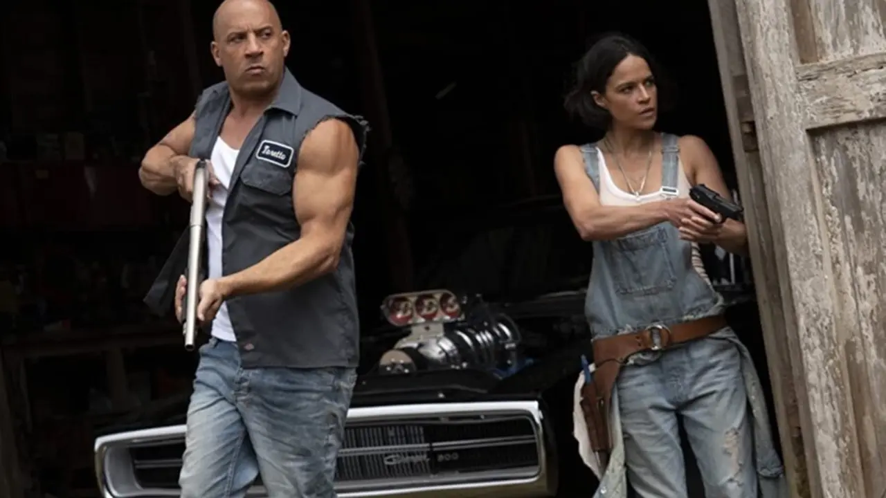 Archivo - Vin Diesel y Michelle Rodriguez en Fast & Furious 9