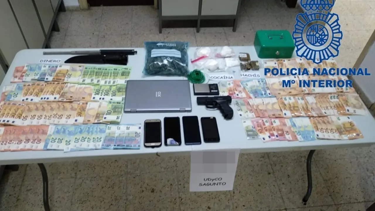 Objetos intervenidos en Sagunt y Canet