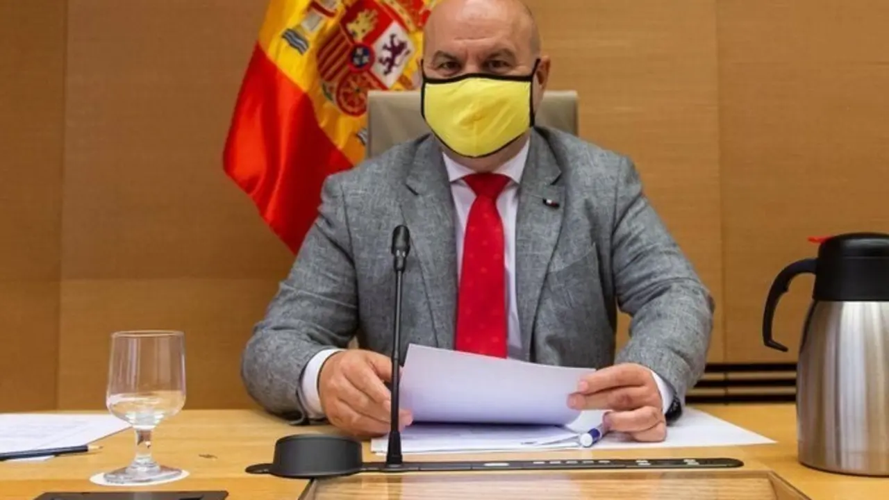 Archivo - El presidente de CERMI, Luis Cayo P&eacute;rez Bueno, en una comparecencia en el Congreso