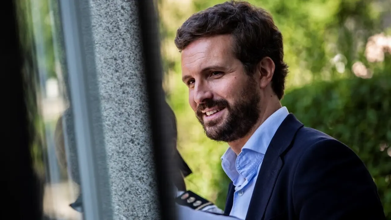 El presidente del PP, Pablo Casado.