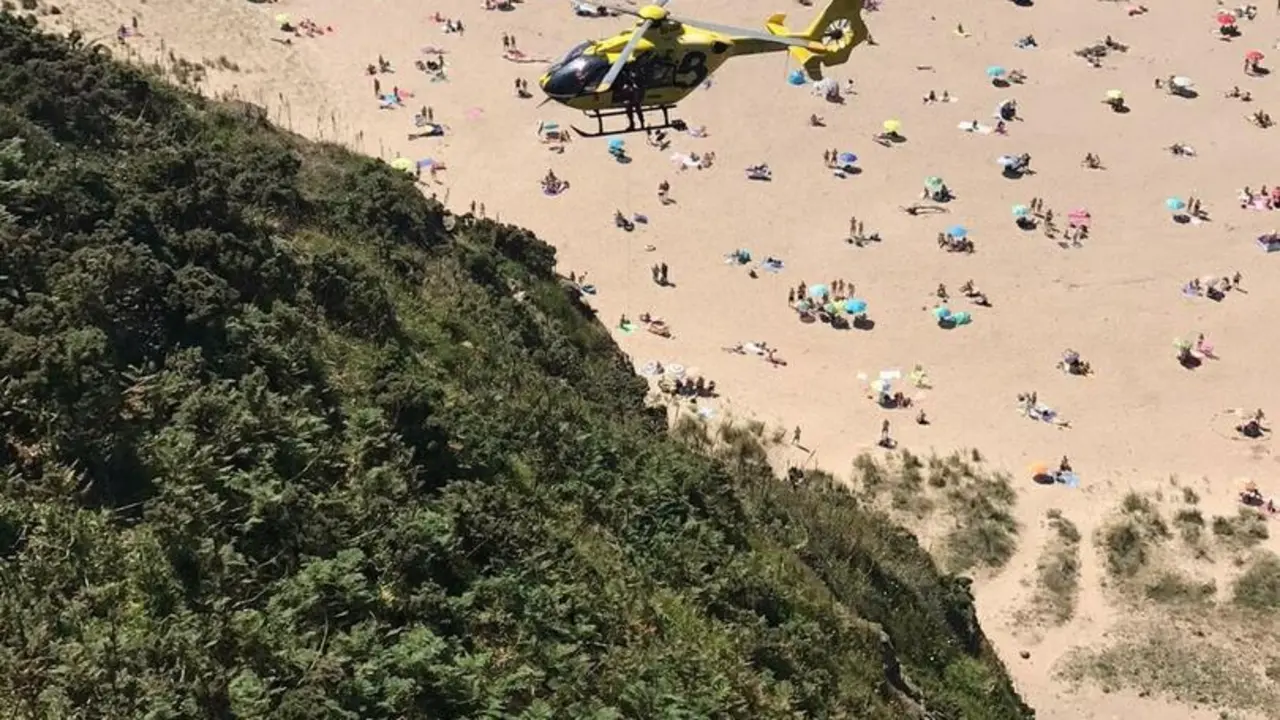 Imagen del rescate en Xag&oacute;.