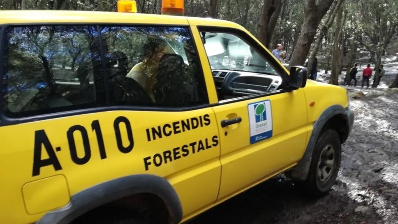 Archivo - Coche del Ibanat, incendios forestales, institut balear de la natura, recurso