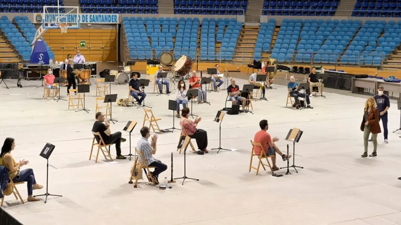 Archivo - Ensayos Banda Municipal de M&uacute;sica. Archivo