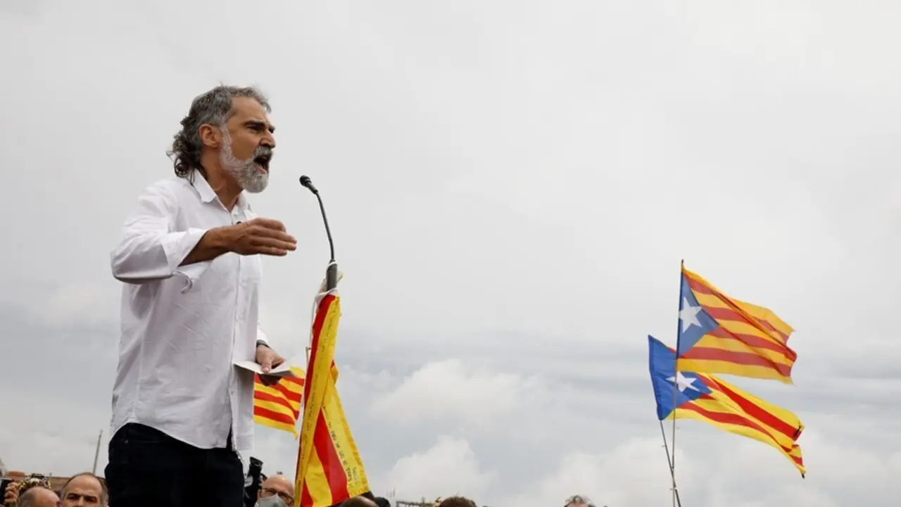 El presidente de &Ograve;mnium Cultural, Jordi Cuixart 