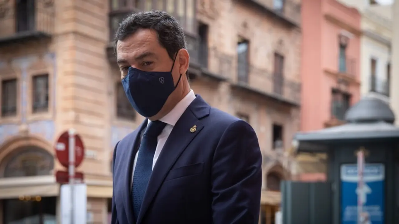 EL presidente de la Junta, Juanma Moreno