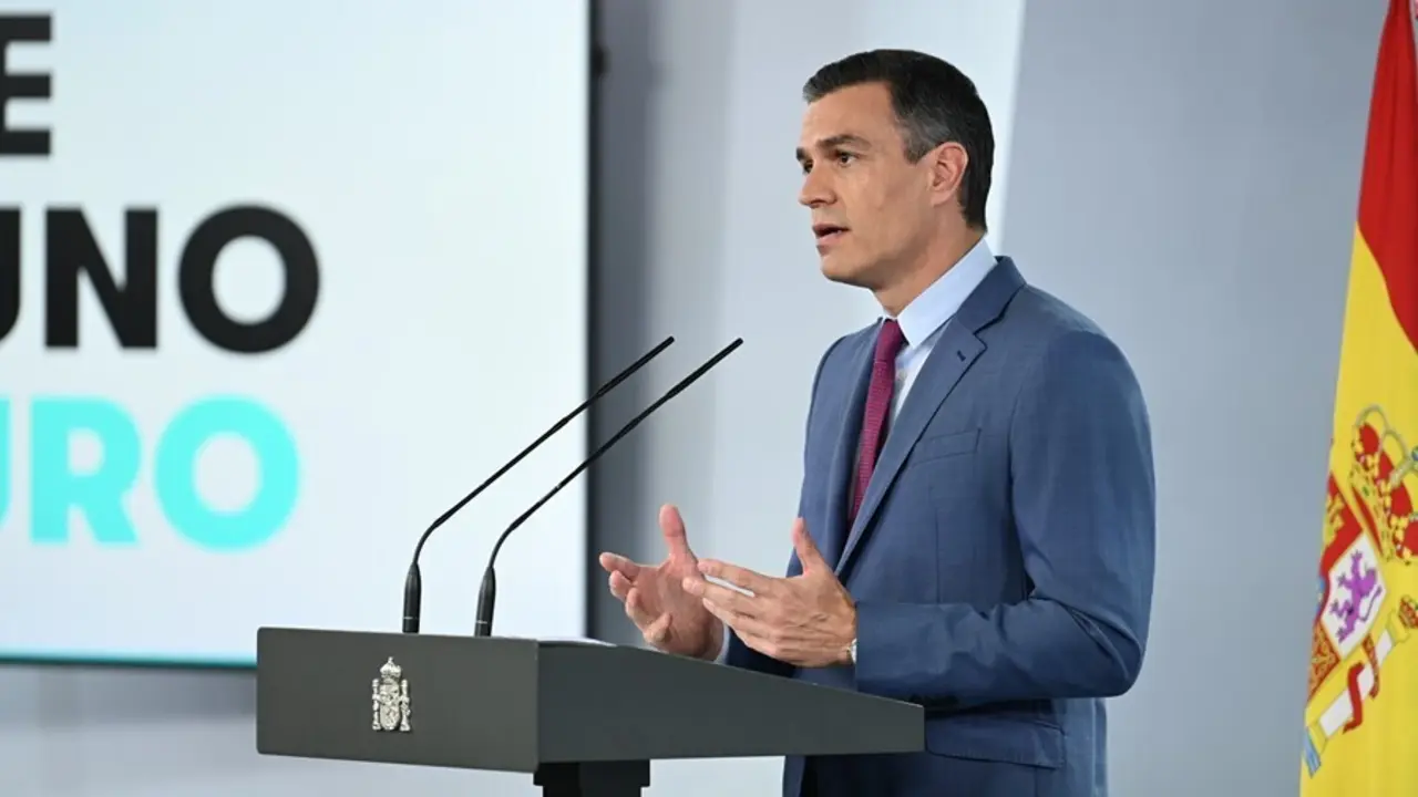 El presidente del Gobierno, Pedro S&aacute;nchez, 