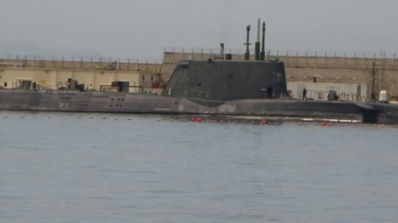 Archivo - El submarino HMS Artful en Gibraltar, en foto de archivo