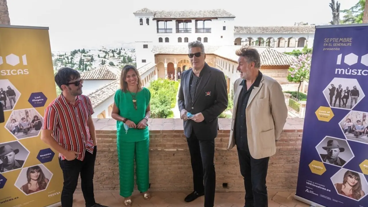 Acto de presentaci&oacute;n de la programacion de la iniciativa cultural 'Septiembre en el Generalife'