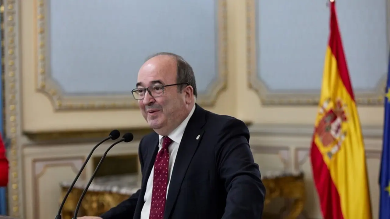 El ministro de Cultura y Deporte, Miquel Iceta