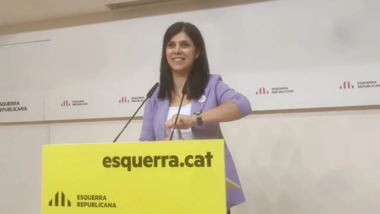 La secretaria general adjunta y portavoz de ERC, Marta Vilalta.
