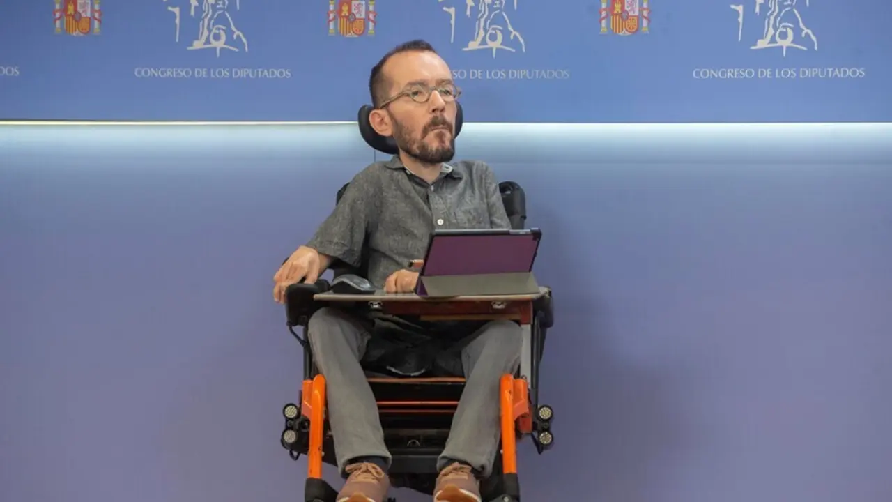 El portavoz de Unidas Podemos en el Congreso, Pablo Echenique.