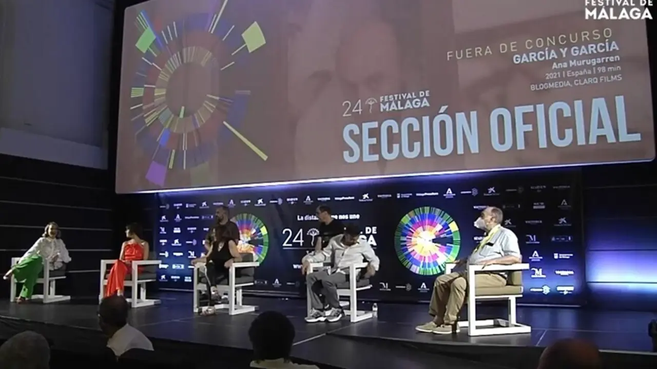 Archivo - Rueda de prensa de la pel&iacute;cula 'Garc&iacute;a y Garc&iacute;a' en el Festiva de Cine de M&aacute;laga