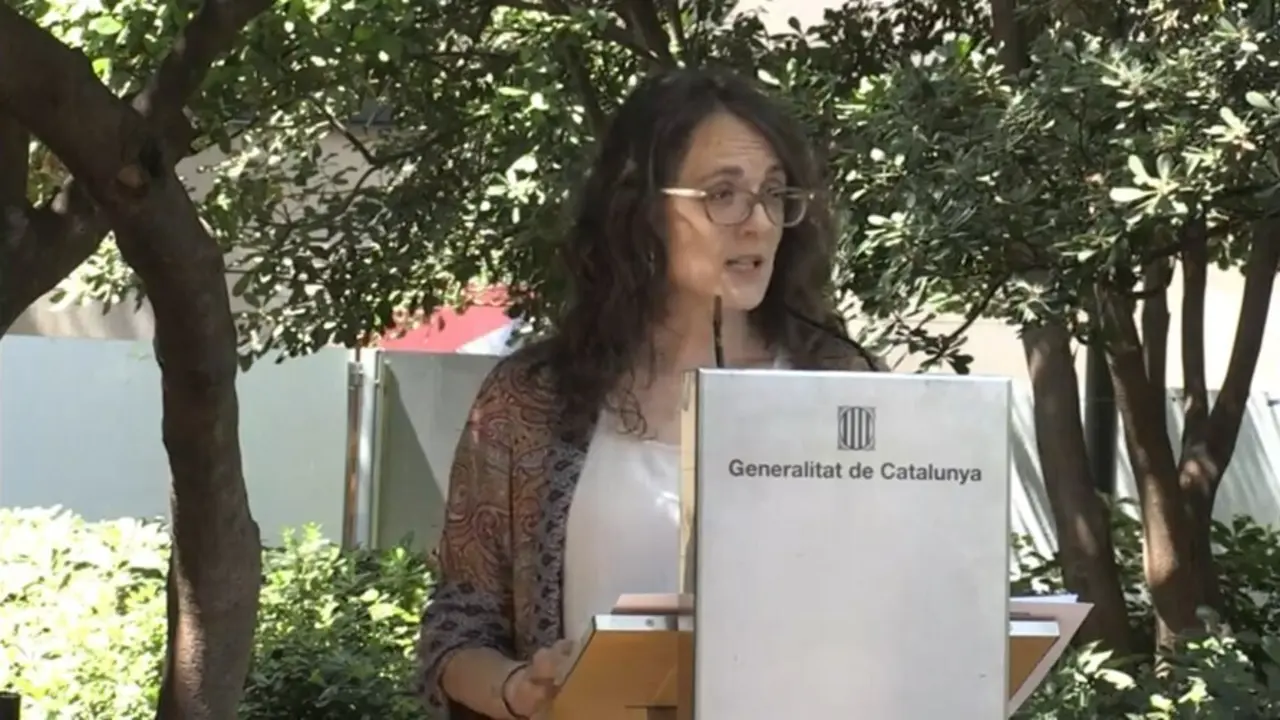 La consellera de Igualdad y Feminismos, T&agrave;nia Verge. Foto de archivo.