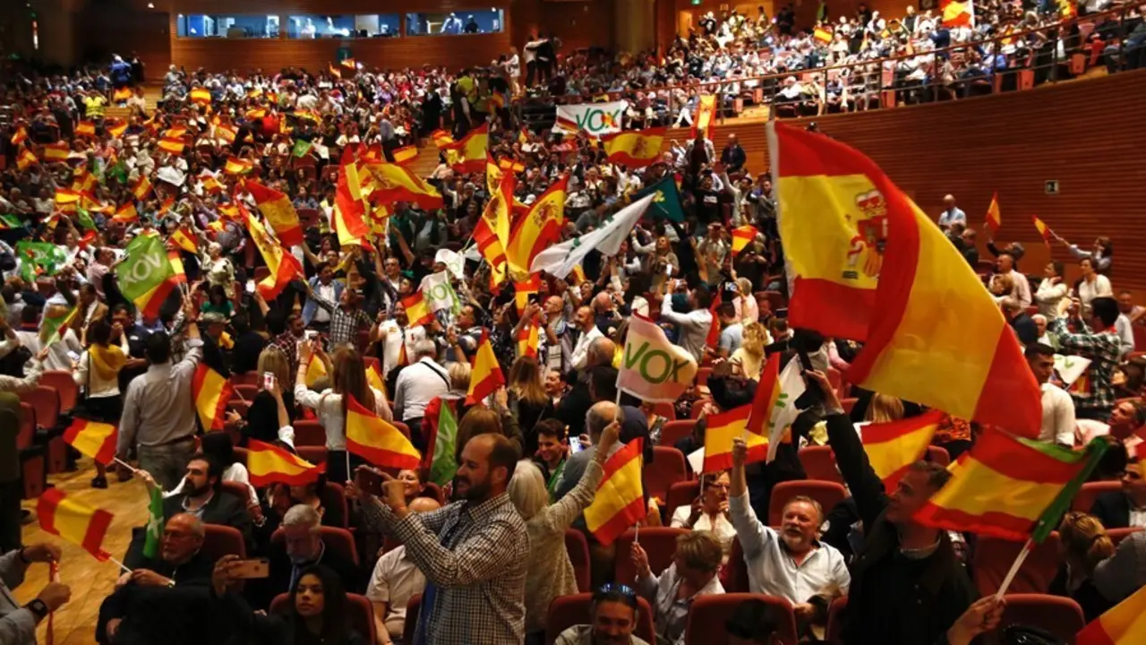 Archivo - Acto de Vox en Granada en 2019