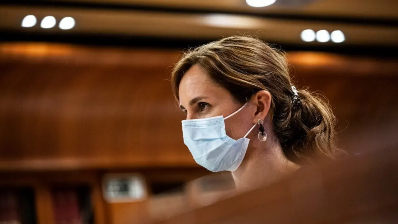 La portavoz de M&aacute;s Madrid en la Asamblea de Madrid, M&oacute;nica Garc&iacute;a.