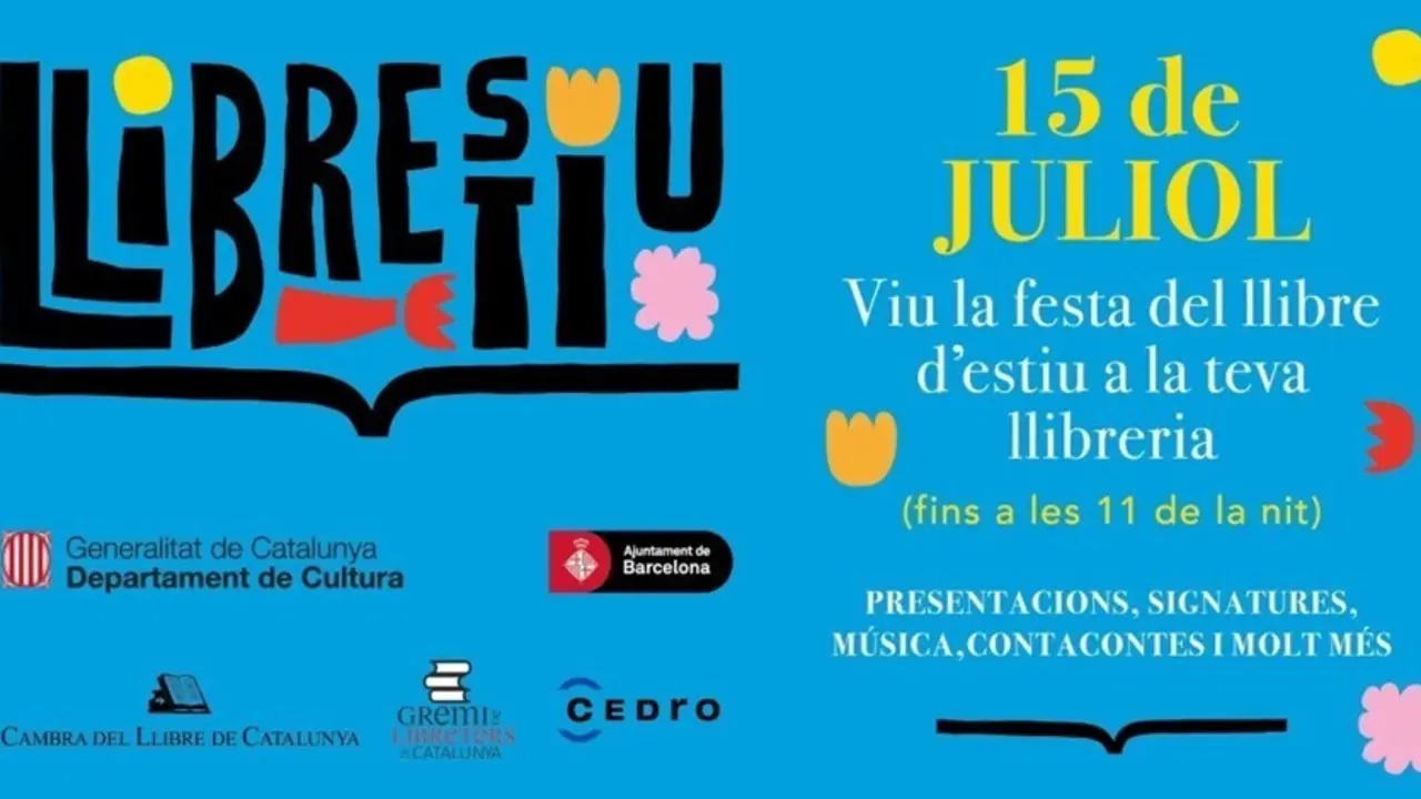 Imagen del cartel de la primera edici&oacute;n de la fiesta literaria 'Llibrestiu'