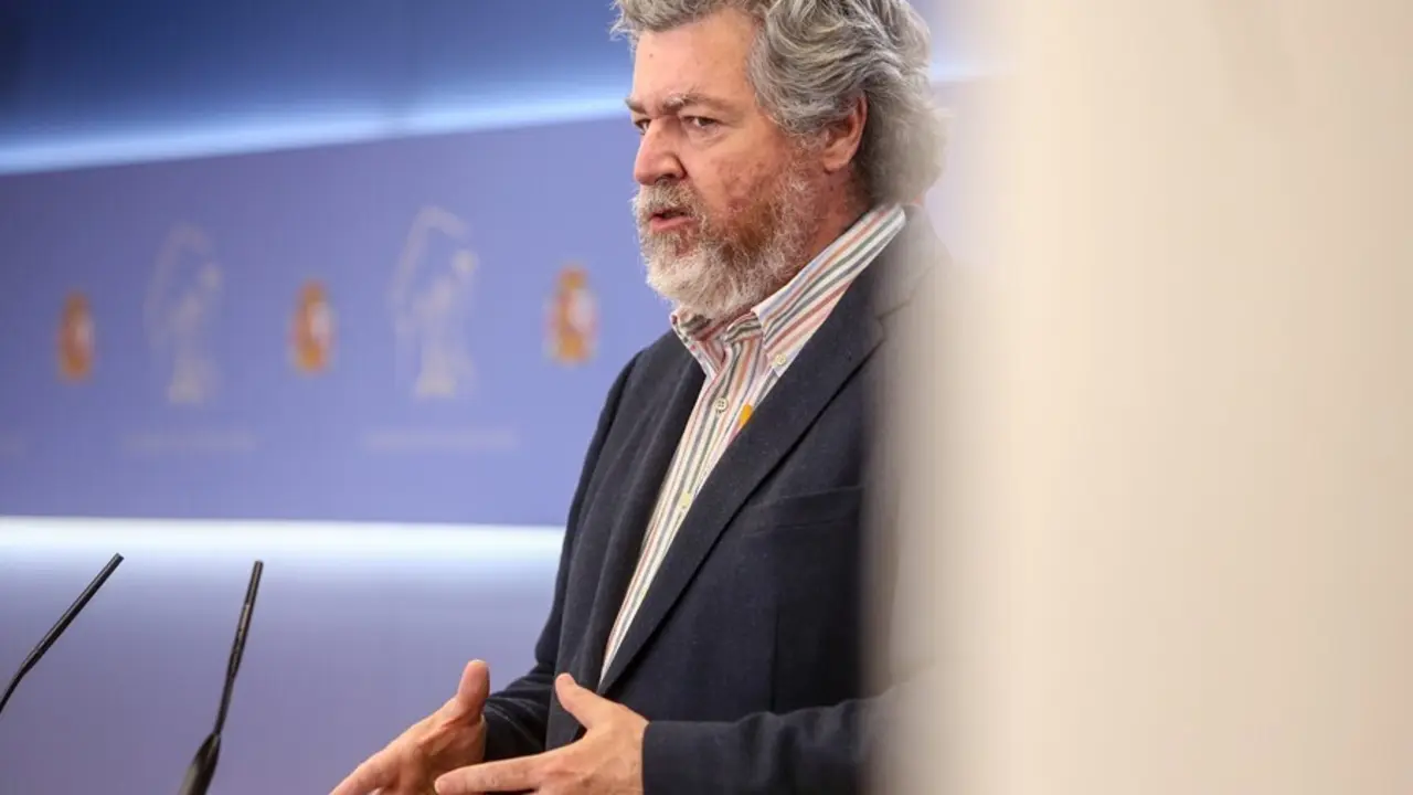 Archivo - El diputado de Unidas Podemos y portavoz de Equo Juantxo L&oacute;pez de Uralde en el Congreso