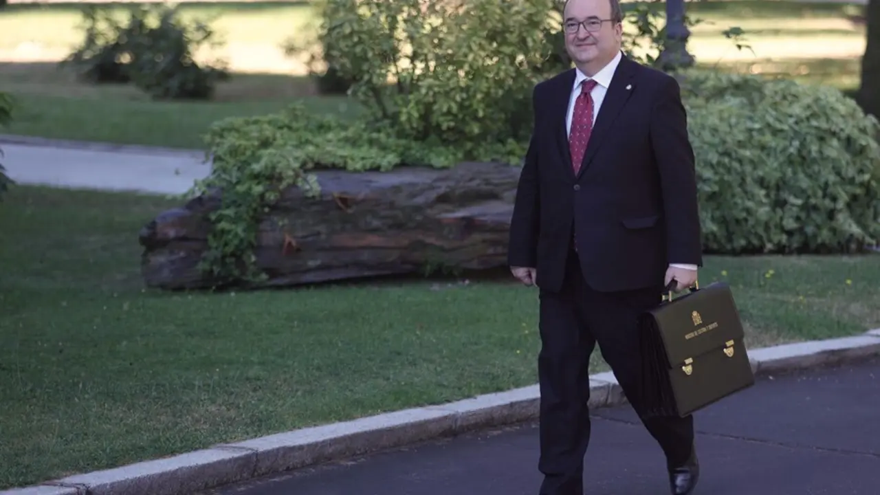 El ministro de Cultura y Deporte, Miquel Iceta