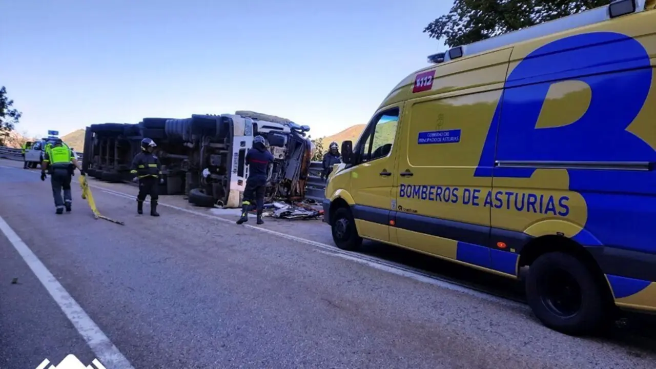 Imagen del accidente.