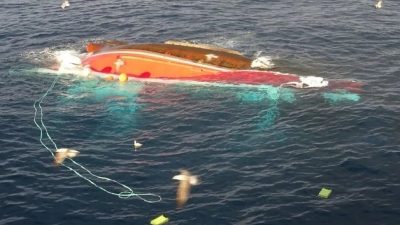 Buque santo&ntilde;&eacute;s que volc&oacute; al norte de Cabo Mayor y se hundi&oacute;