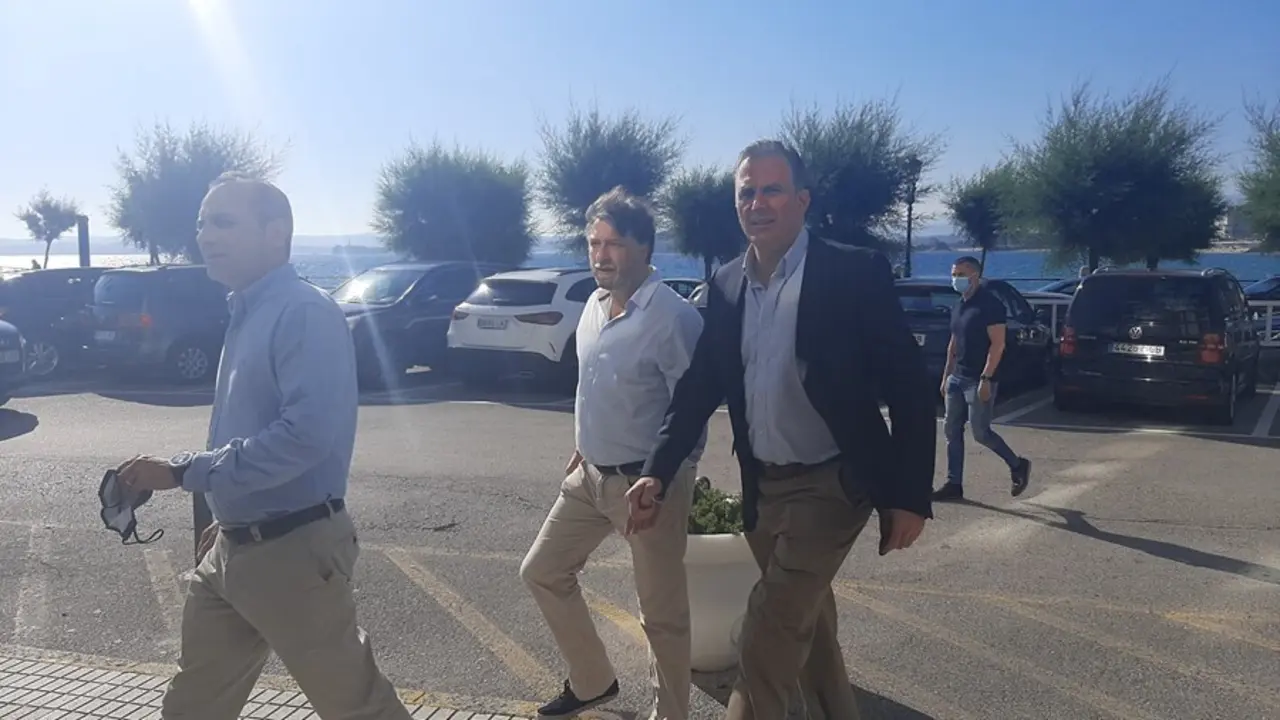 Ortega Smith en Santander, en un acto de Vox