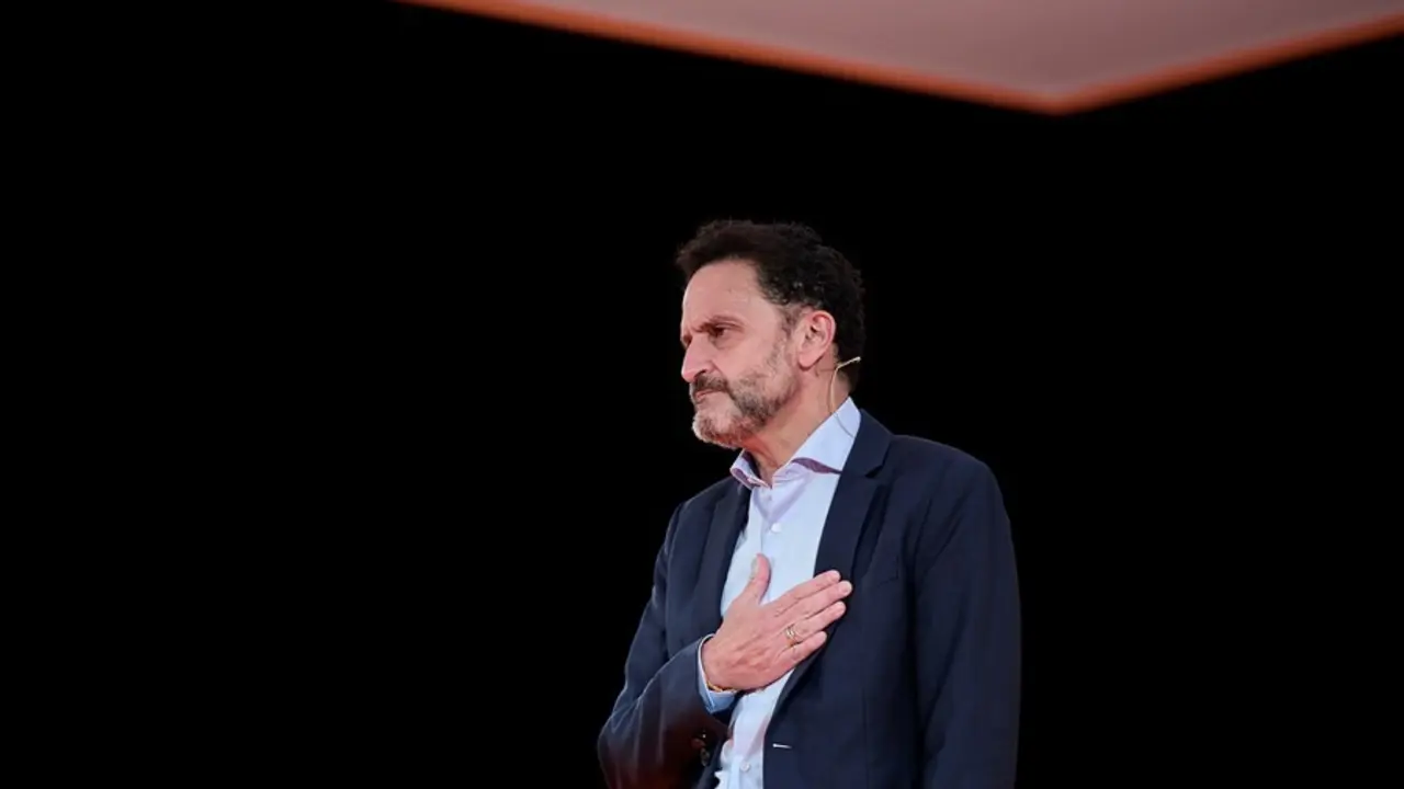 El vicesecretario general de Ciudadanos y portavoz de la Ejecutiva del partido, Edmundo Bal, durante la convenci&oacute;n pol&iacute;tica de la formaci&oacute;n naranja celebrada en Madrid.