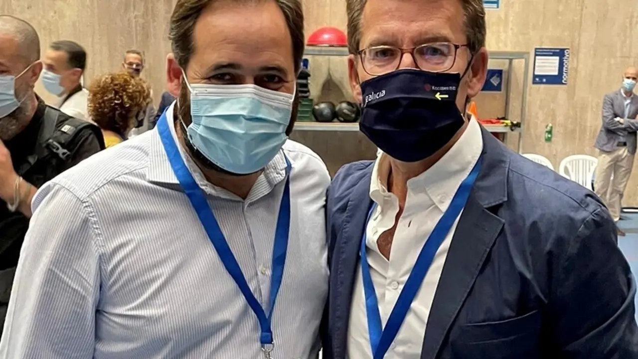 N&uacute;&ntilde;ez felicita a Feij&oacute;o por su reelecci&oacute;n y se&ntilde;ala que el PP es la &uacute;nica alternativa "sensata y real" a S&aacute;nchez y Page