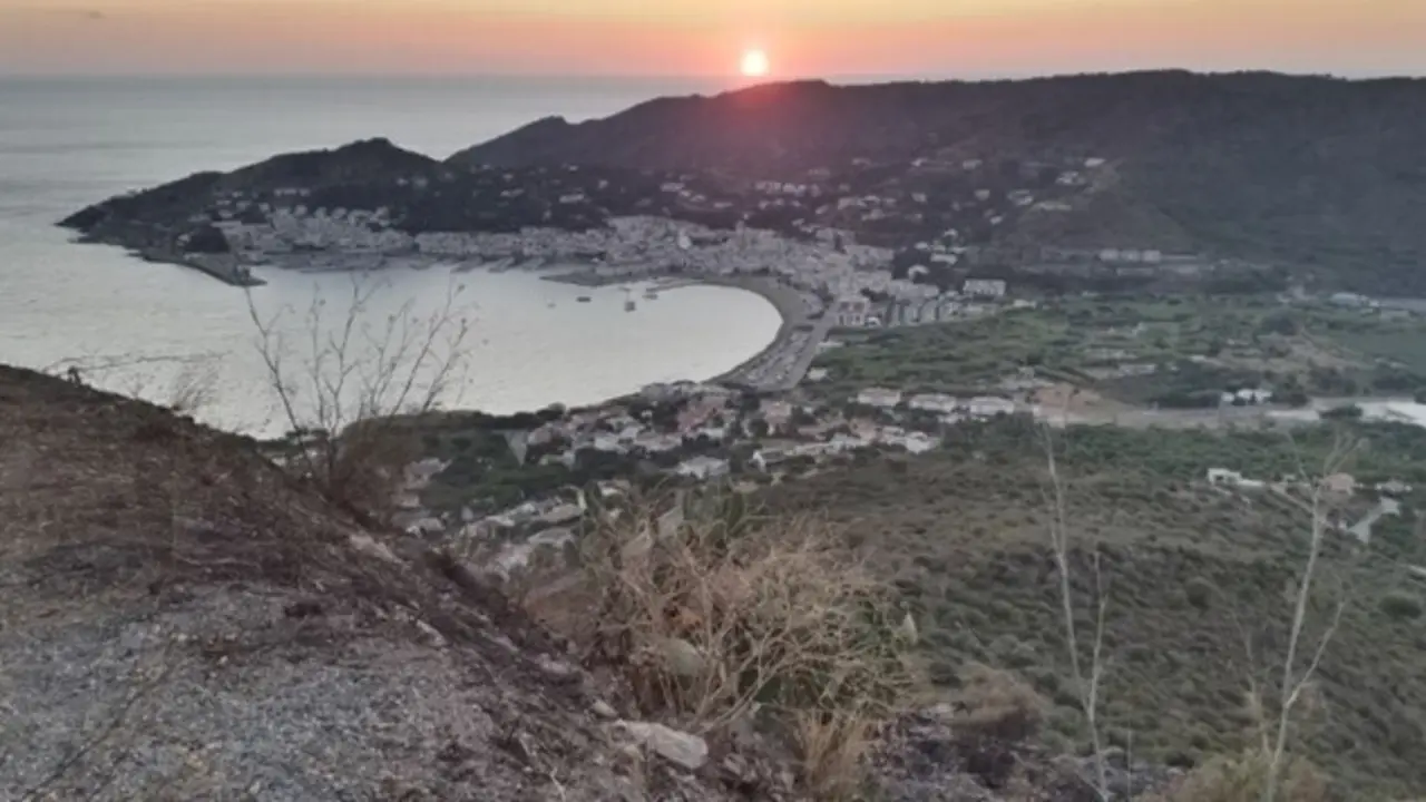 Imagen de la zona afectada por el fuego.