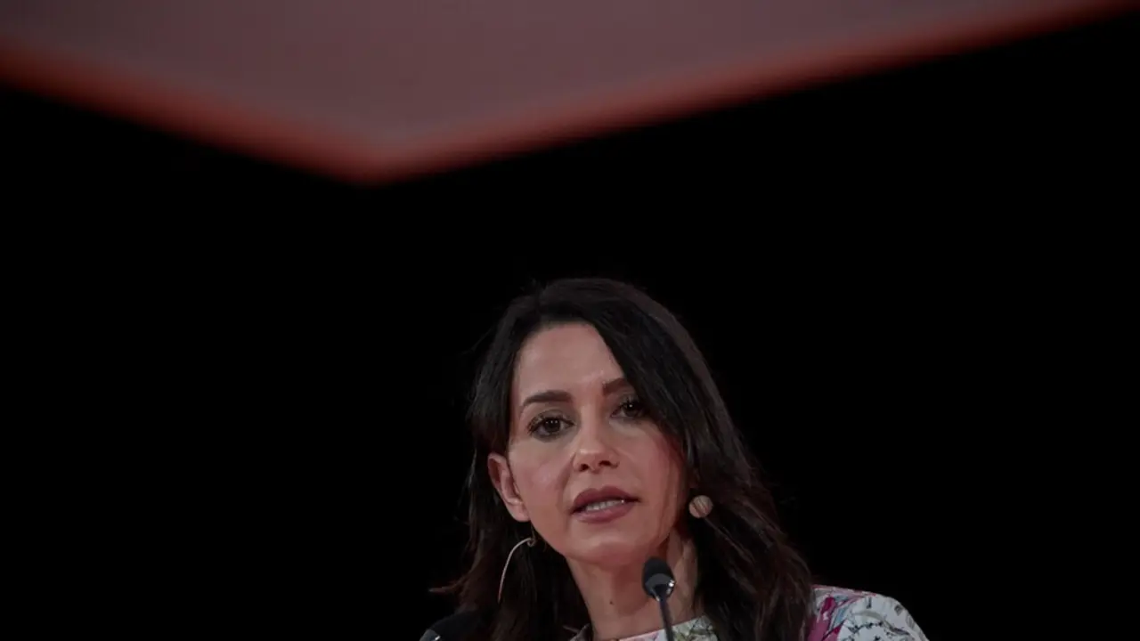 La presidenta de Ciudadanos, In&eacute;s Arrimadas, en la convenci&oacute;n pol&iacute;tica del partido celebrada en Madrid.