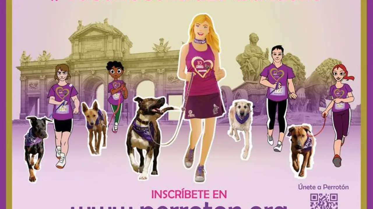 Cartel de la carrera multitudinaria