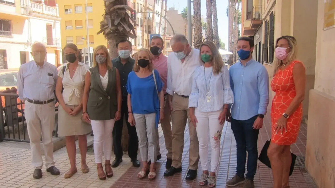 Gonz&aacute;lez Pons durante su visita a Castell&oacute;